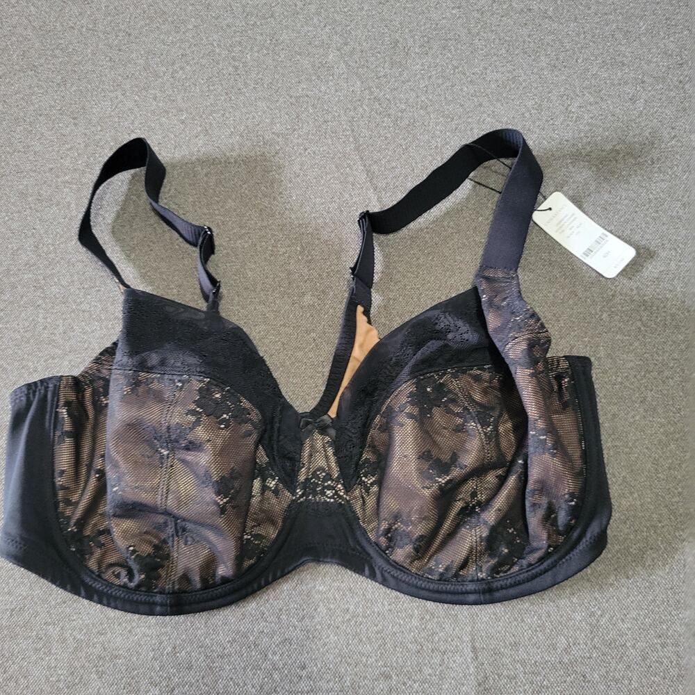 Undrstance 40H Black Ayesha Flexwire Full Coverage Bra